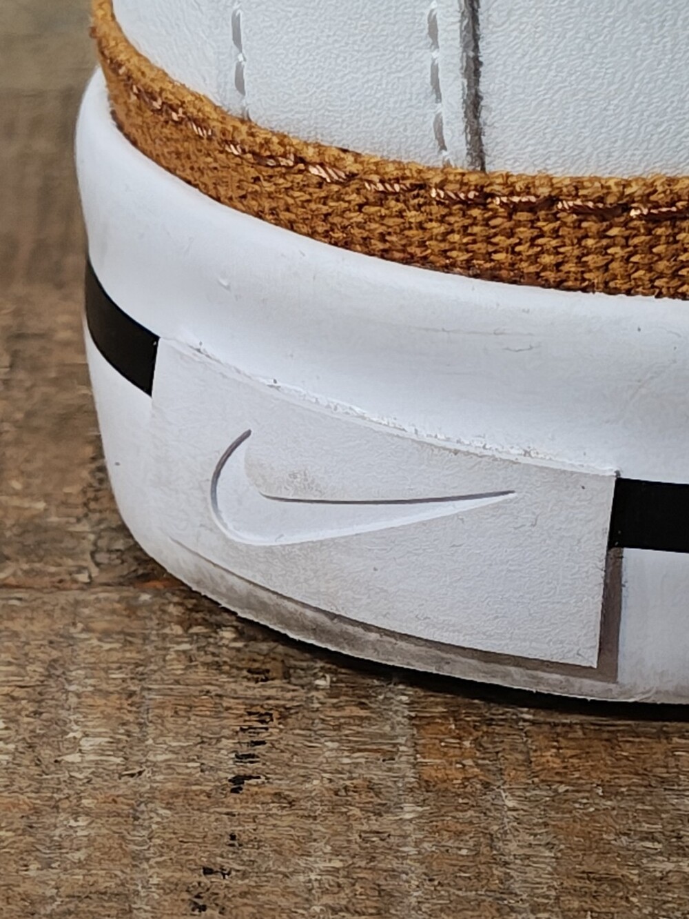 Nike Court Legacy (GS) 'White Desert Ochre' Kid's Size 7Y / Women's Size 8.5 - Picture 6 of 9